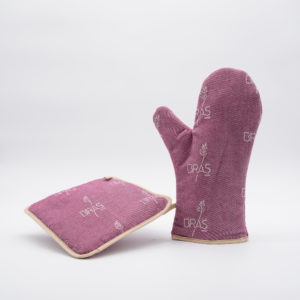 Manique et gant Bras Prune